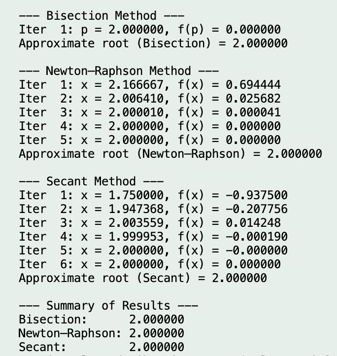 Numerical Output from Octave